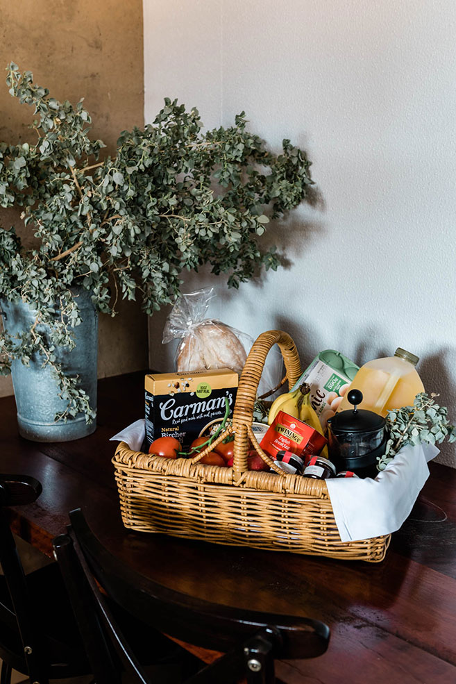 breakfast basket from saltbush retreat